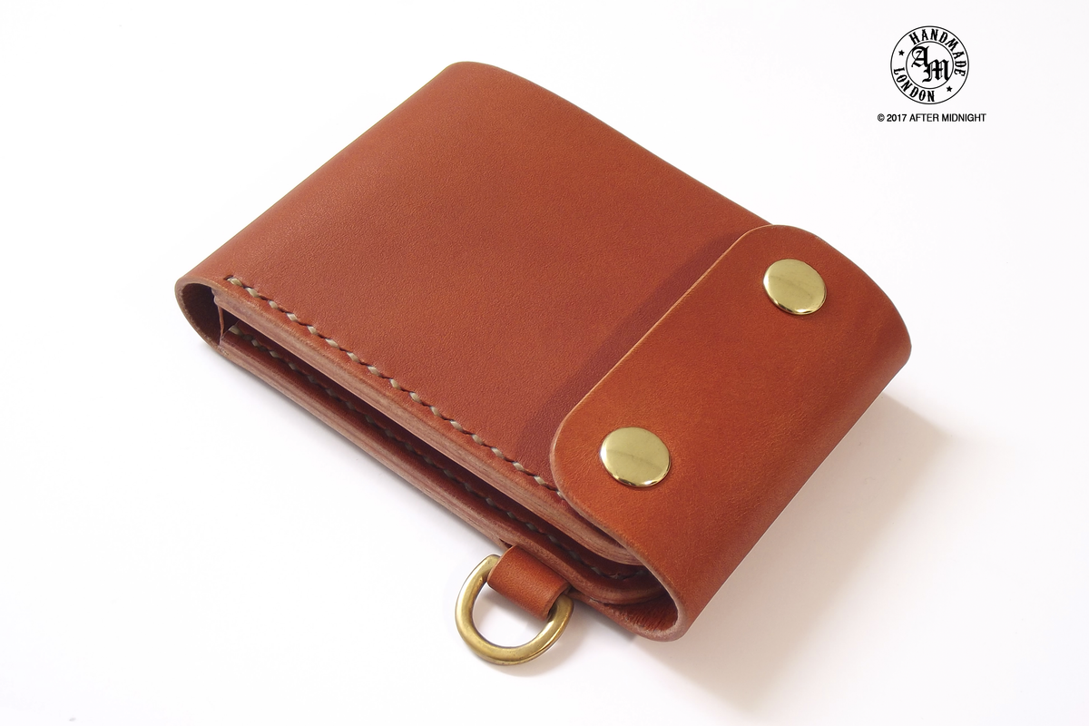 Trifold Wallet with Coin Department in London Tan