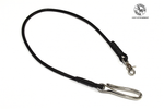 Lanyard Round Cord 5mm with Fish Hook - Black