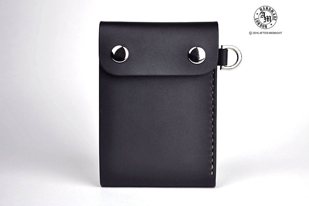 Trifold Wallet with Card Pockets in Black